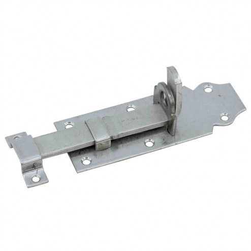 Hangslotschuif vlak 120mm RVS