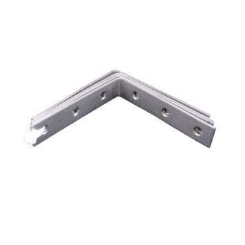 Stoelhoek 100mm RVS p/4st KVP