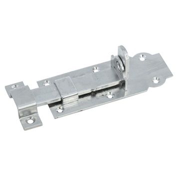 Hangslotschuif vlak 140mm RVS