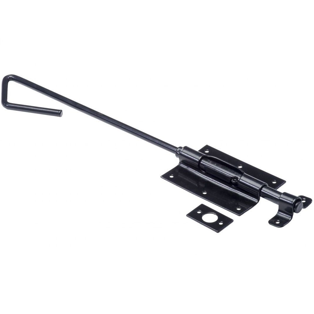 Staartgrendel 250mm zwart