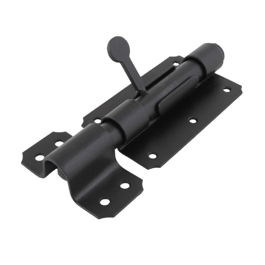 Plaatgrendel 100mm zwart