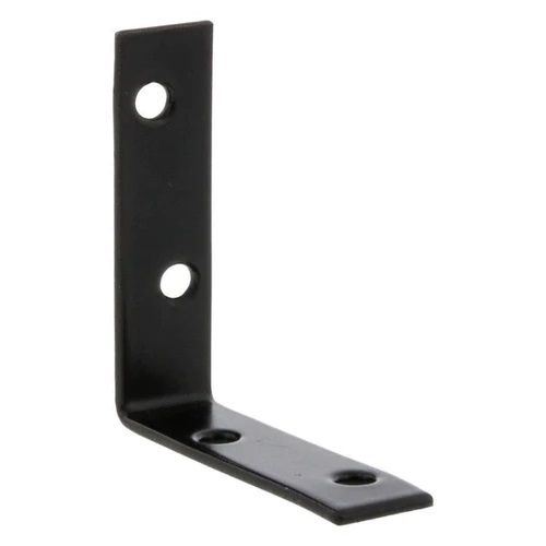 Stoelhoek 55mm zwart p/4st KVP