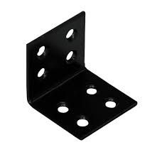 Versterkingshoek 40x40mm zwart
