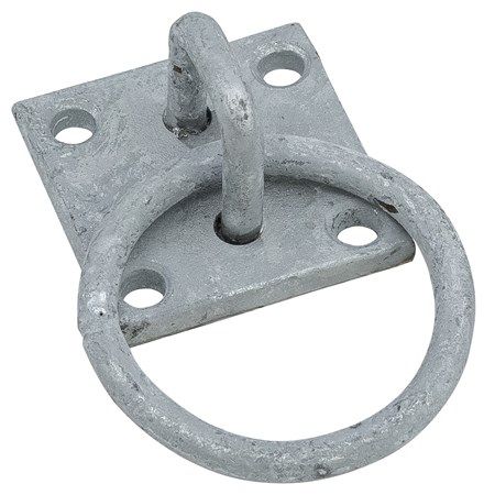 Aanlegring zwaar model 70x70x6mm FV