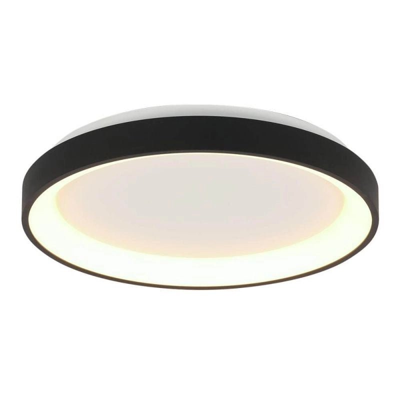 Plafondlamp Ringlede 3691ZW Zwart goed dimbaar
