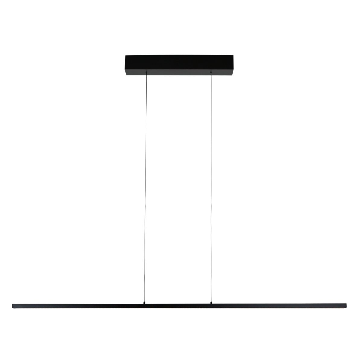 Hanglamp Bande 3995ZW Zwart 150cm breed met cable lift