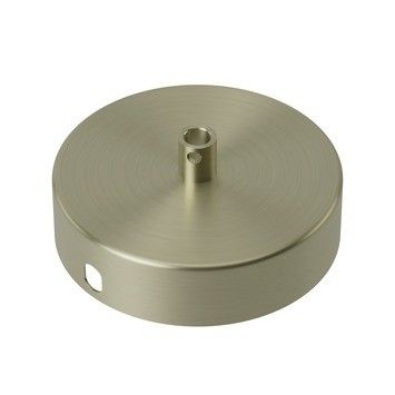 Metal Ceiling Rose 100mm 1 hole, matt bronze