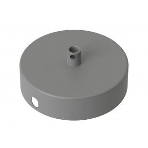 Metal Ceiling Rose 100mm 1 hole, concrete