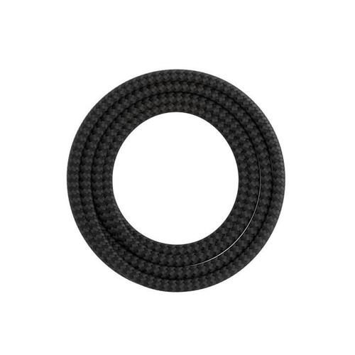 Fabric Cable 2x0,75qmm 1,5M black/grey, max.250V-60W