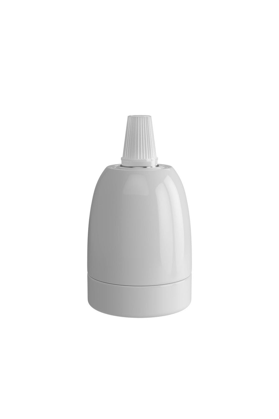 Lampholder E27 Ceramic white, max.250V-60W