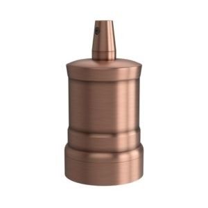 Lampholder E27 Aluminium model peak M-035 matt copper, max.250V-60W