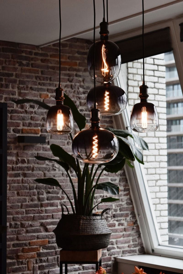 Lampholder E27 Aluminium model peak M-003 matt black, max.250V-60W