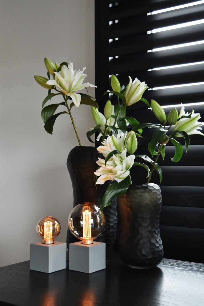 Led Glassfiber Globe lamp G125 220-240V 3,5W E27 120lm 1800K Gold dimmable, energy label A