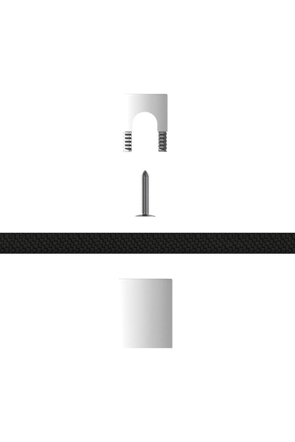 Calex aluminium cable holders set5/white