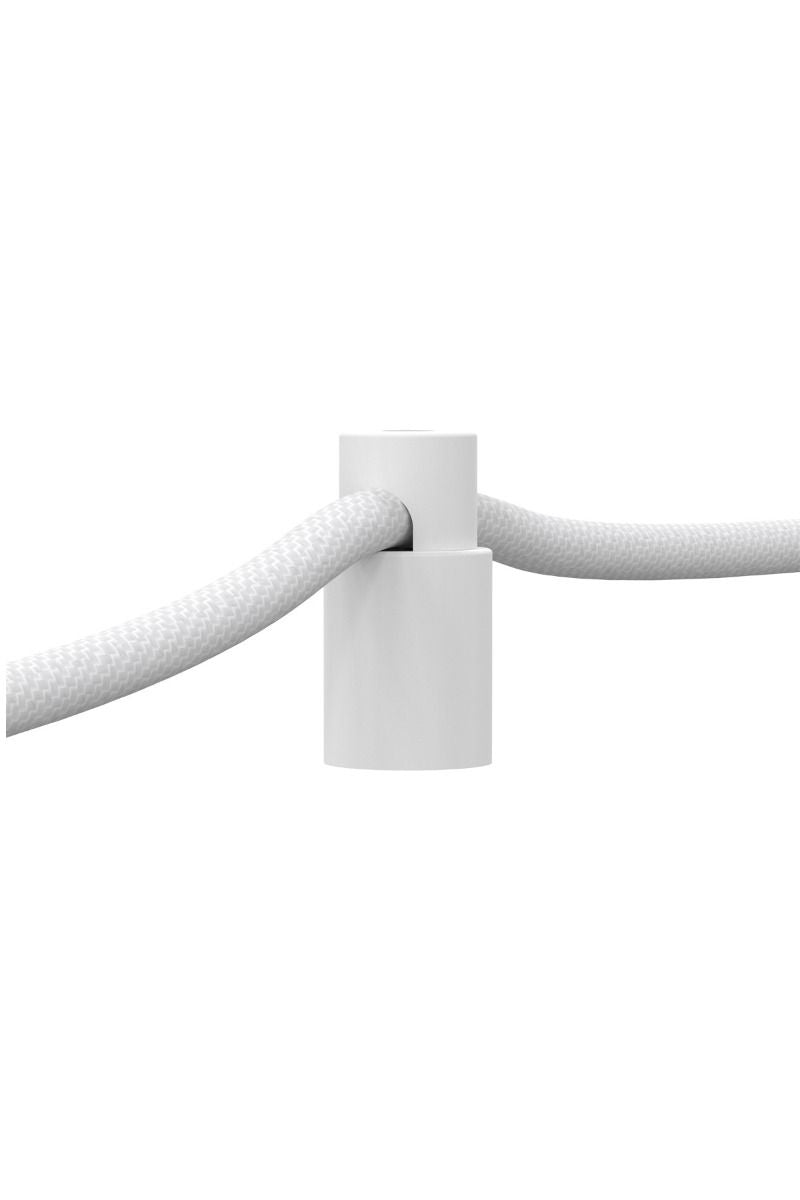 Calex aluminium cable holders set5/white