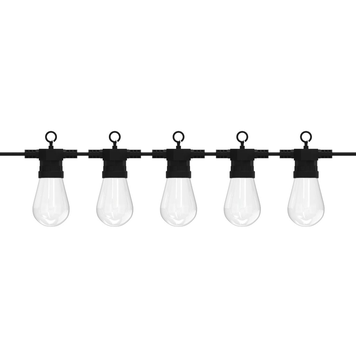 Calex Lichtsnoer 100-240V 10 lamps (ST45) Helder 1.8W Snoer10mtr met 80cm tussenruimte