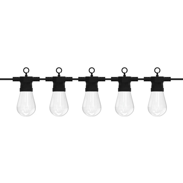 Calex Lichtsnoer 100-240V 10 lamps (ST45) Helder 1.8W Snoer10mtr met 80cm tussenruimte
