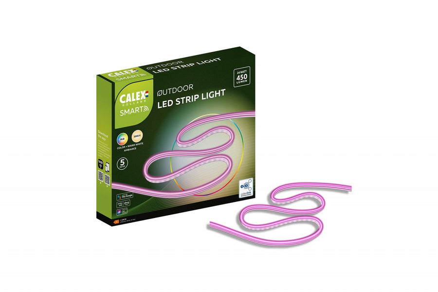 Smart RGBW Outdoor strip light 3000K 5m