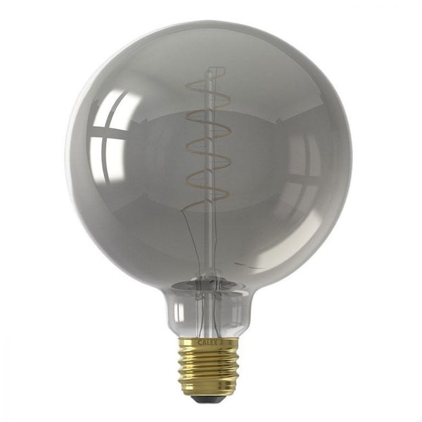 LED volglas Flex Filament Globelamp 220-240V 4W 136lm E27 G125, Titanium 1800K Dimbaar