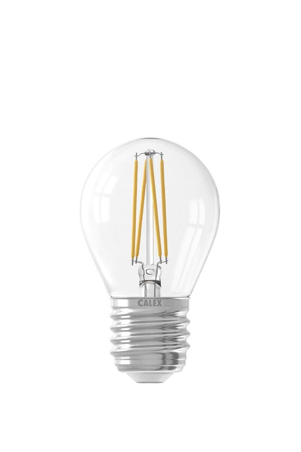 LED volglas Filament Kogellamp 220-240V 3,5W 250lm E27 P45, Helder 2700K CRI80 Dimbaar