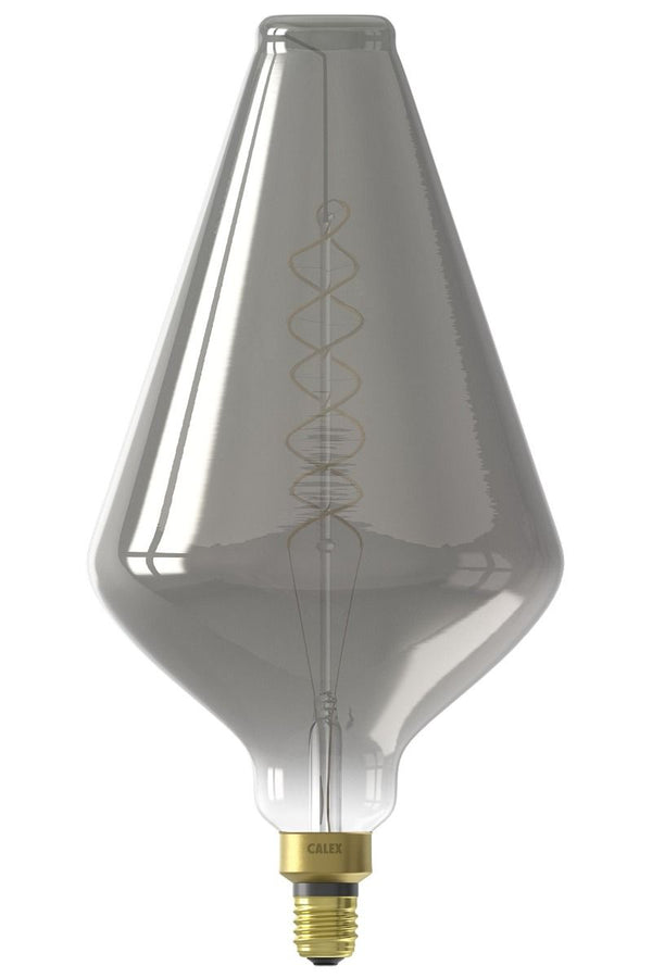 XXL Vienna Led lamp 220-240V 6W 80lm E27 VA188, Titanium 1800K dimbaar