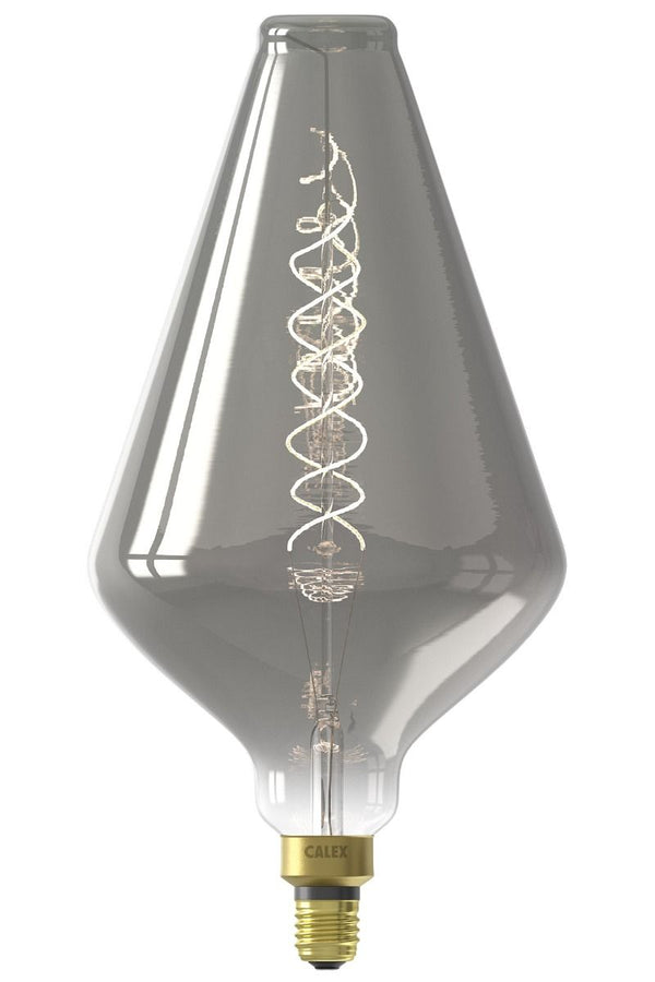 XXL Vienna Led lamp 220-240V 6W 80lm E27 VA188, Titanium 1800K dimbaar