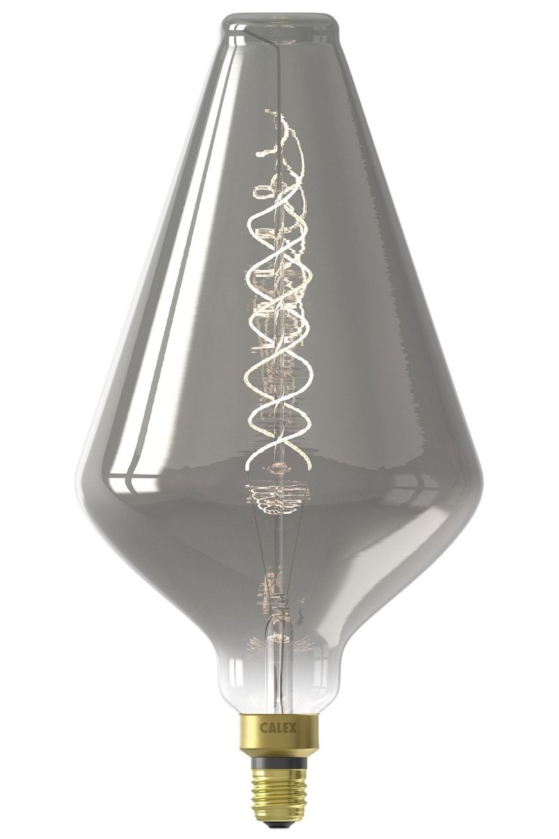 XXL Vienna Led lamp 220-240V 6W 80lm E27 VA188, Titanium 1800K dimbaar