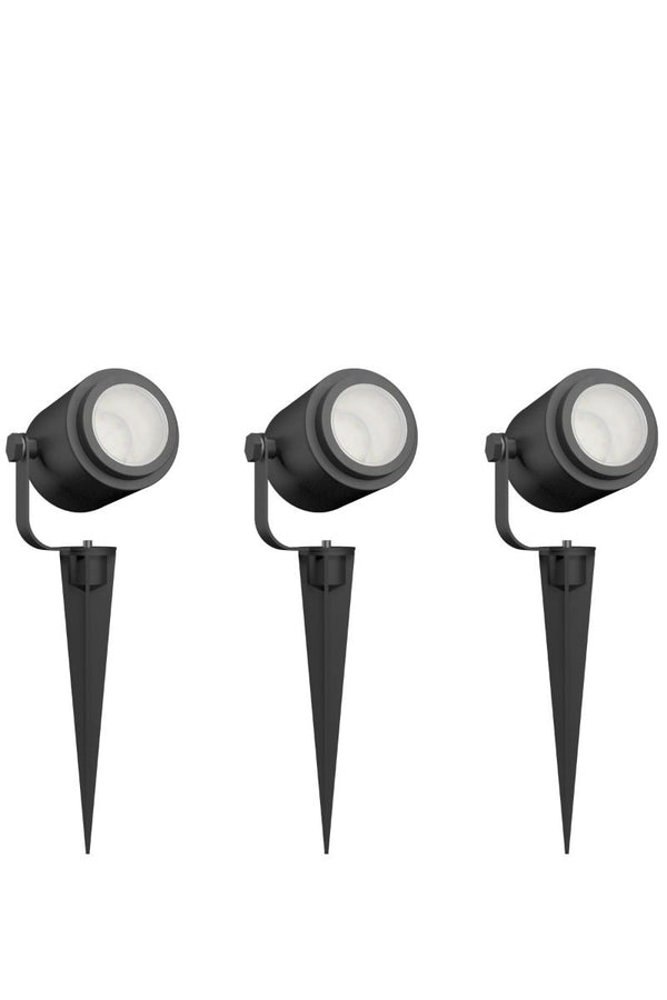 Calex smart outdoor set of 3 spotlights 24v