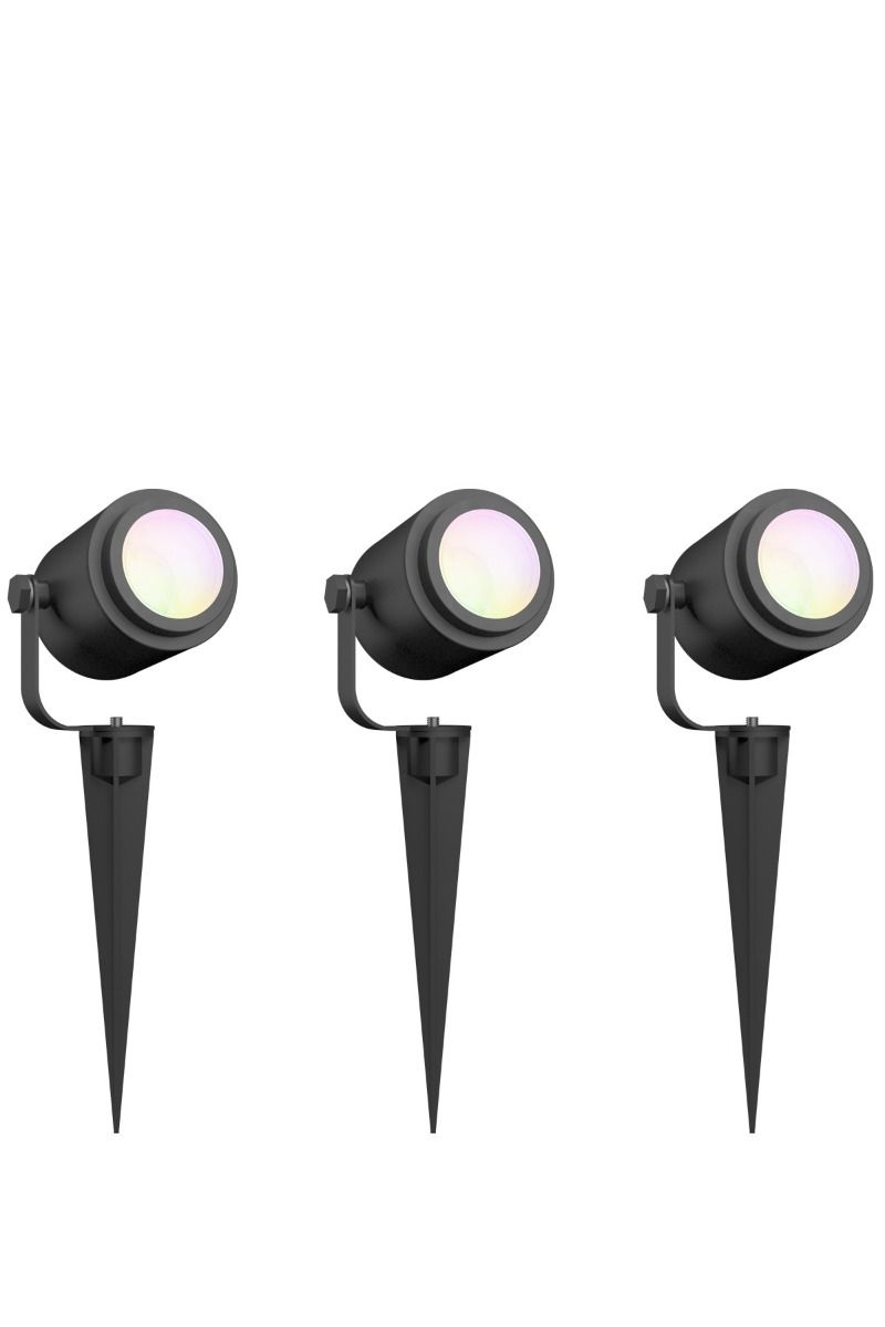 Calex smart outdoor set of 3 spotlights 24v