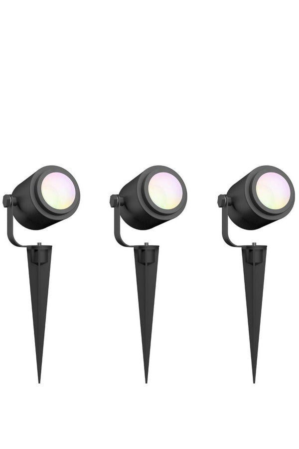 Calex smart outdoor set of 3 spotlights 24v