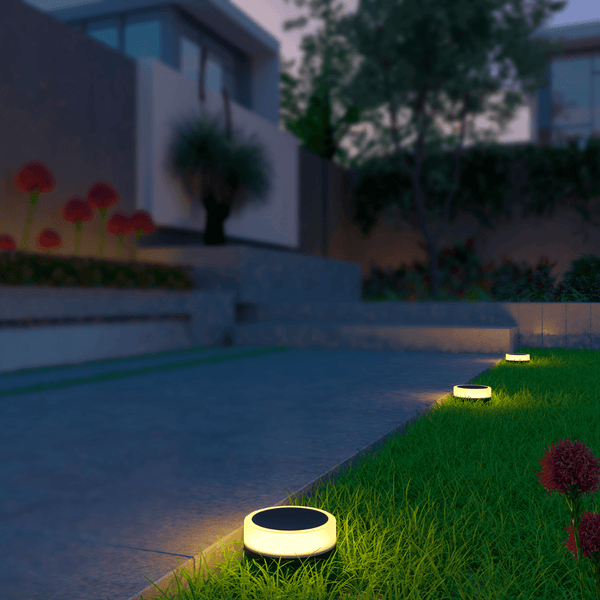 Calex smart outdoor set of 3 ground spots 24v