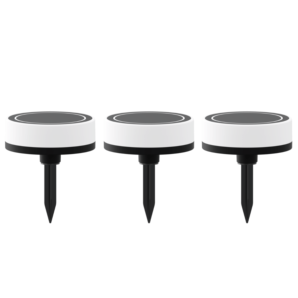 Calex smart outdoor set of 3 ground spots 24v