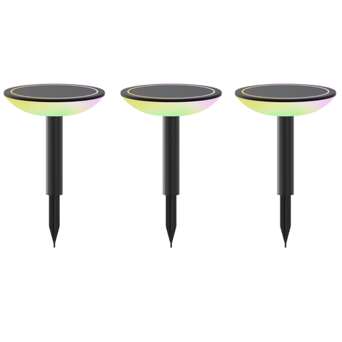Calex smart outdoor set of 3 path lights 24v
