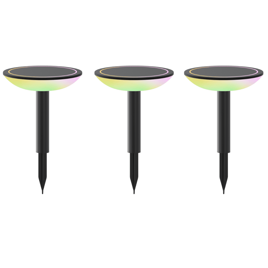 Calex smart outdoor set of 3 path lights 24v