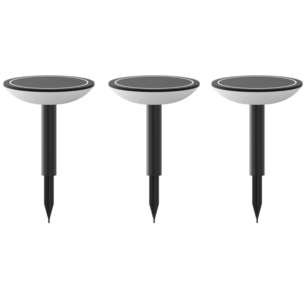 Calex smart outdoor set of 3 path lights 24v