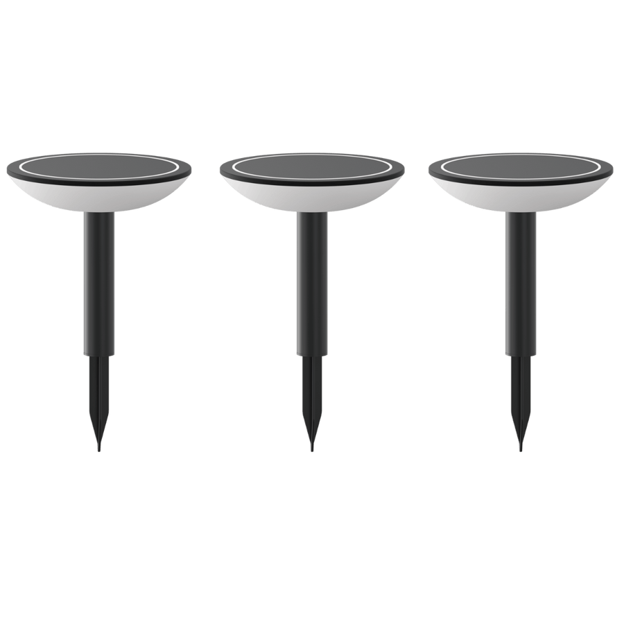 Calex smart outdoor set of 3 path lights 24v