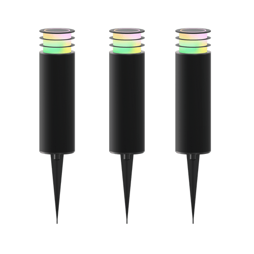 Calex smart outdoor set of 3 gardenpost 24v