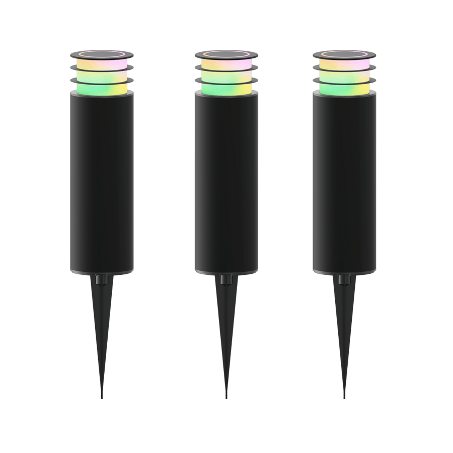 Calex smart outdoor set of 3 gardenpost 24v