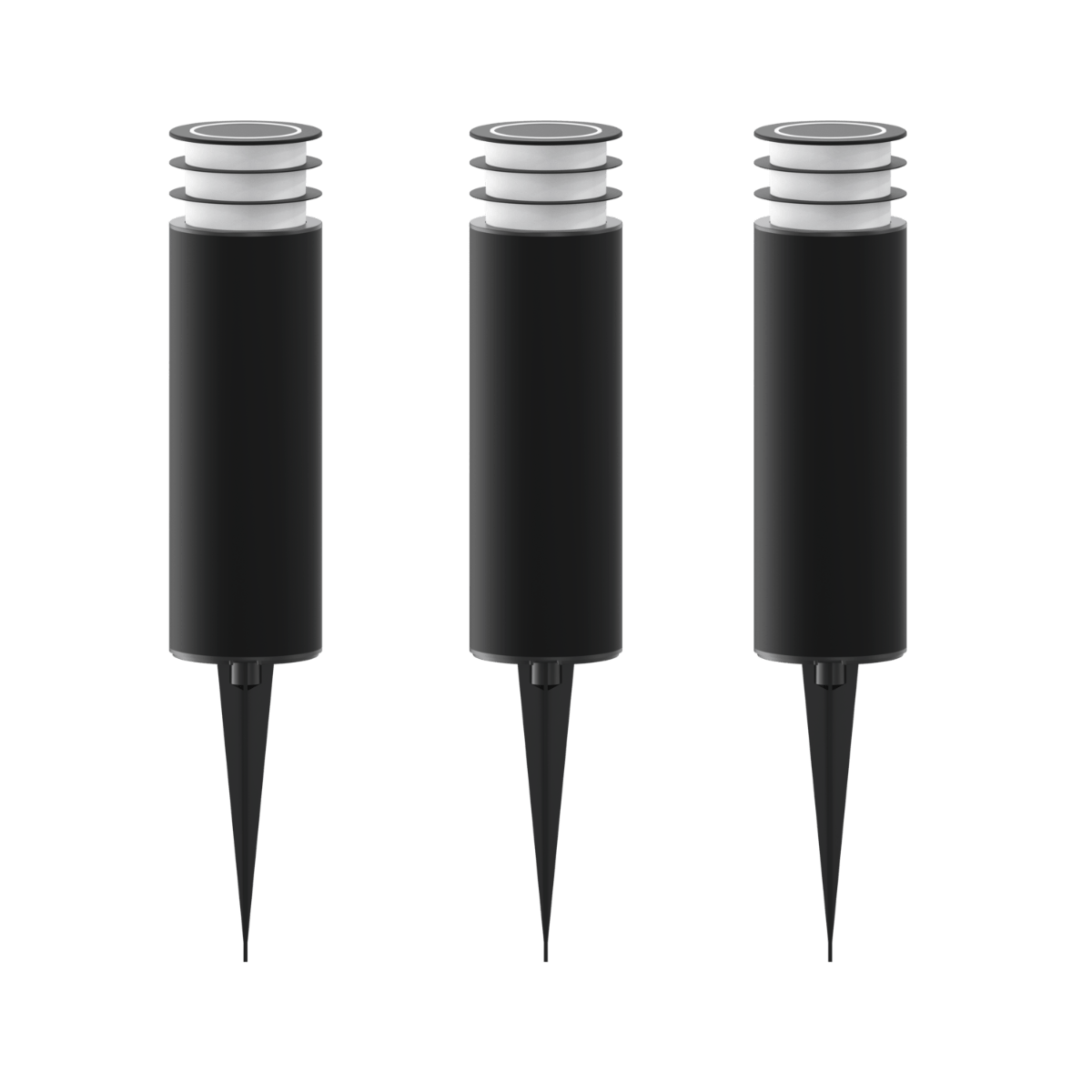 Calex smart outdoor set of 3 gardenpost 24v