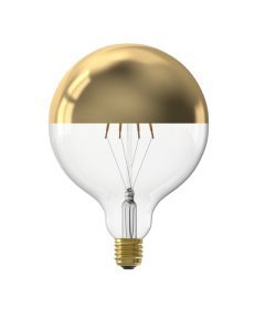 LED Glasfiber P45 Goud SMD 220-240V 2.3W 65lm 1800K E27 Dimbaar met LED dimmer