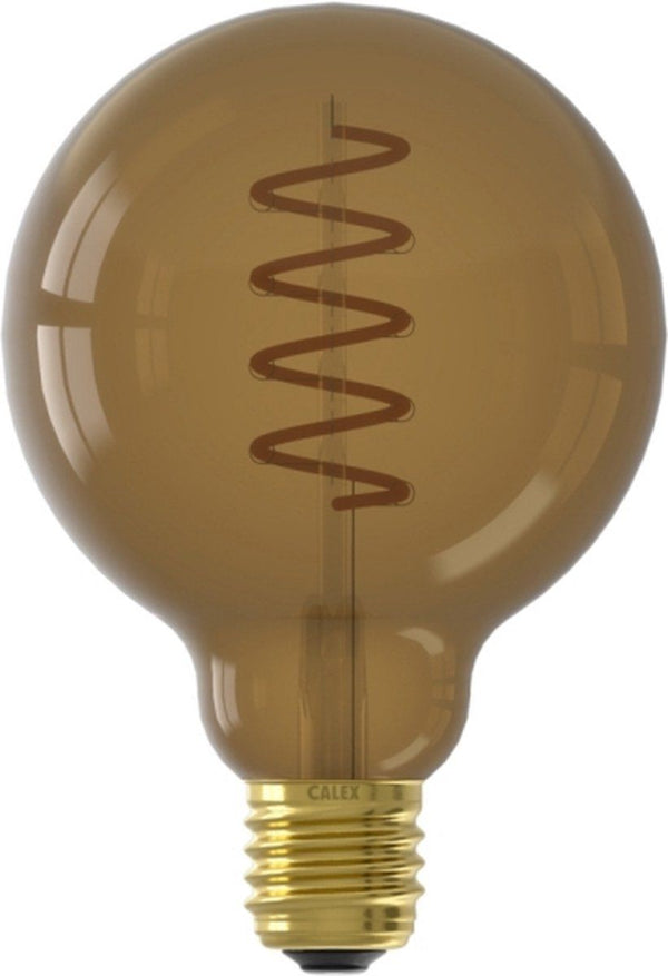 Globe G95 Natural Flex Filament 220-240V 4W 120lm 1800K E27 Dimbaar met LED dimmer