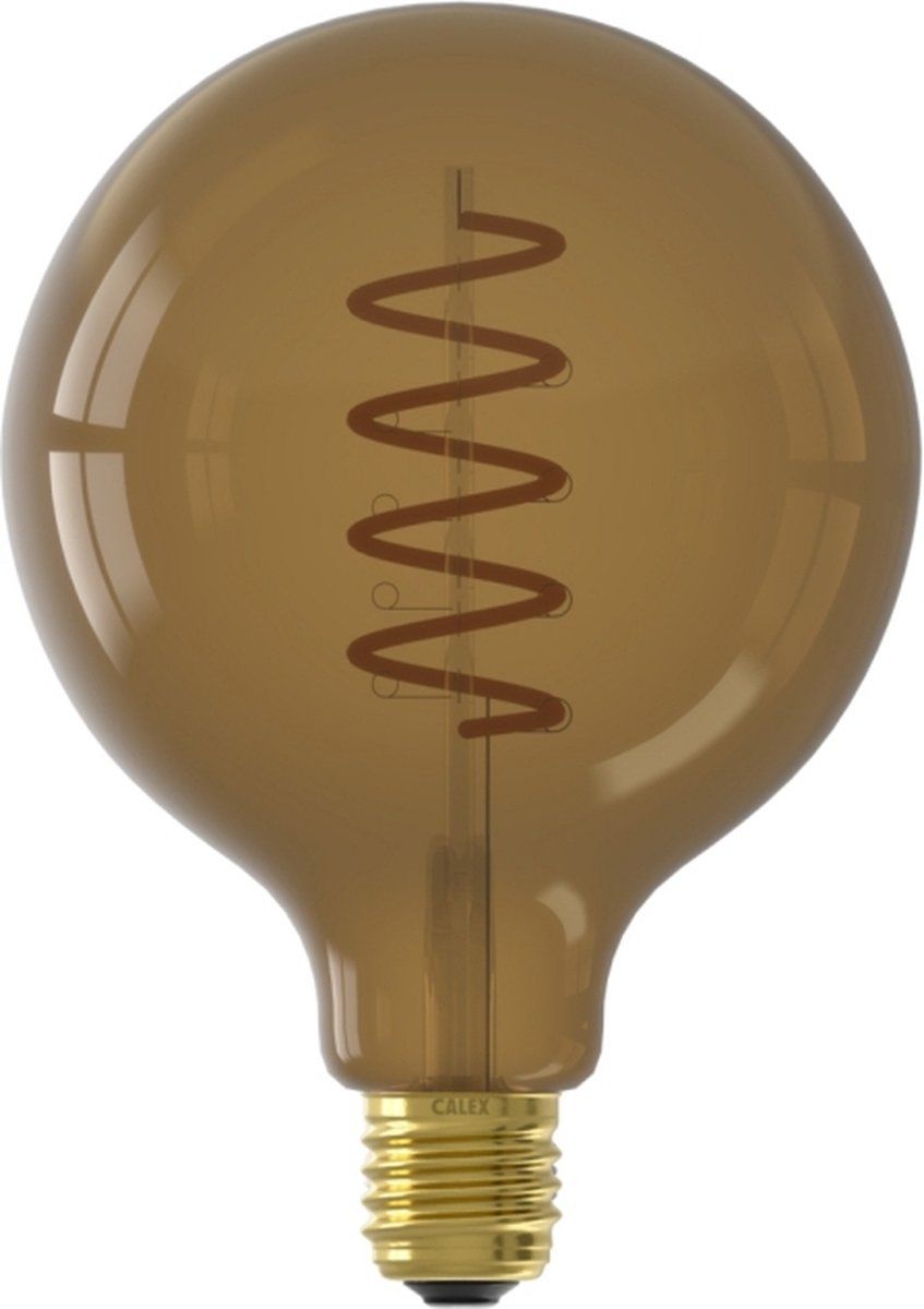 Globe G125 Natural Straight filament 220-240V 4W 120lm 1800K E27 Dimbaar met LED dimmer