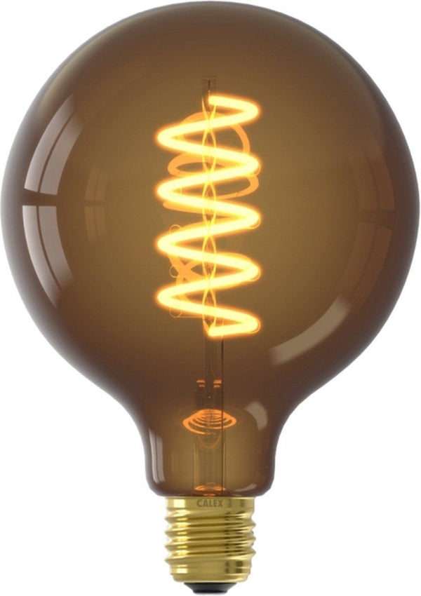 Globe G125 Natural Straight filament 220-240V 4W 120lm 1800K E27 Dimbaar met LED dimmer