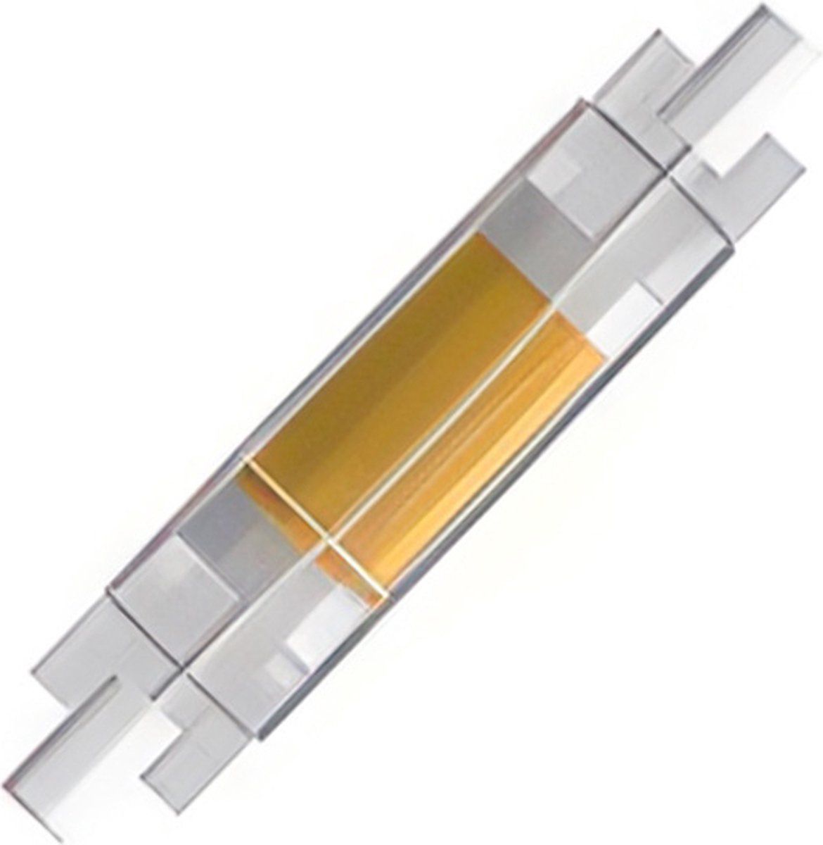 R7S-78mm Helder COB 220-240V 4.2W 470lm 2700K R7S Dimbaar met LED dimmer
