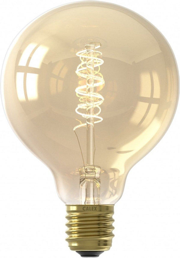 Globe G95 Goud Flex Filament 220-240V 5.5W 470lm 2100K E27 3-step dimming
