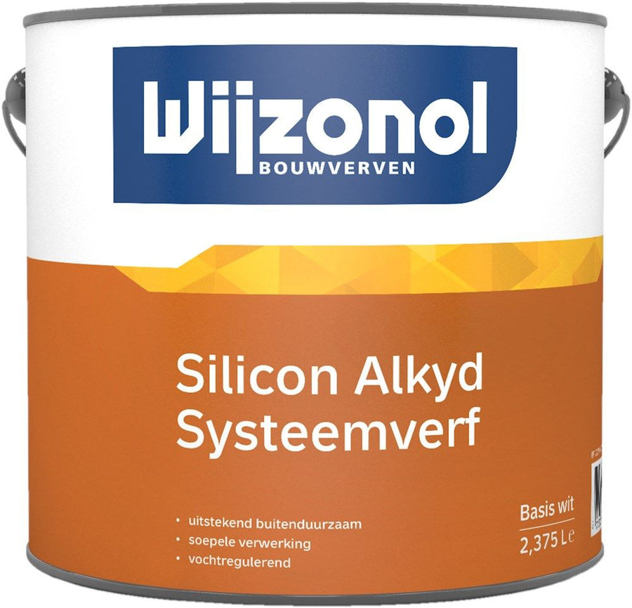 Wijzonol Silicon Alkyd Systeemverf BW 2,5 Liter