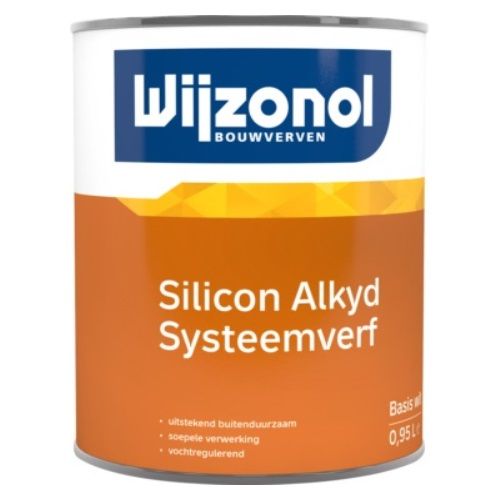 Wijzonol Silicon Alkyd Systeemverf BW 0,5 Liter