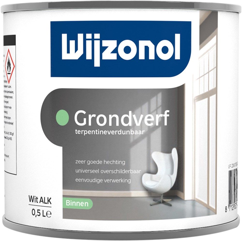 Wijzonol Grondverf Terpentineverdunbaar W 0,5 Liter