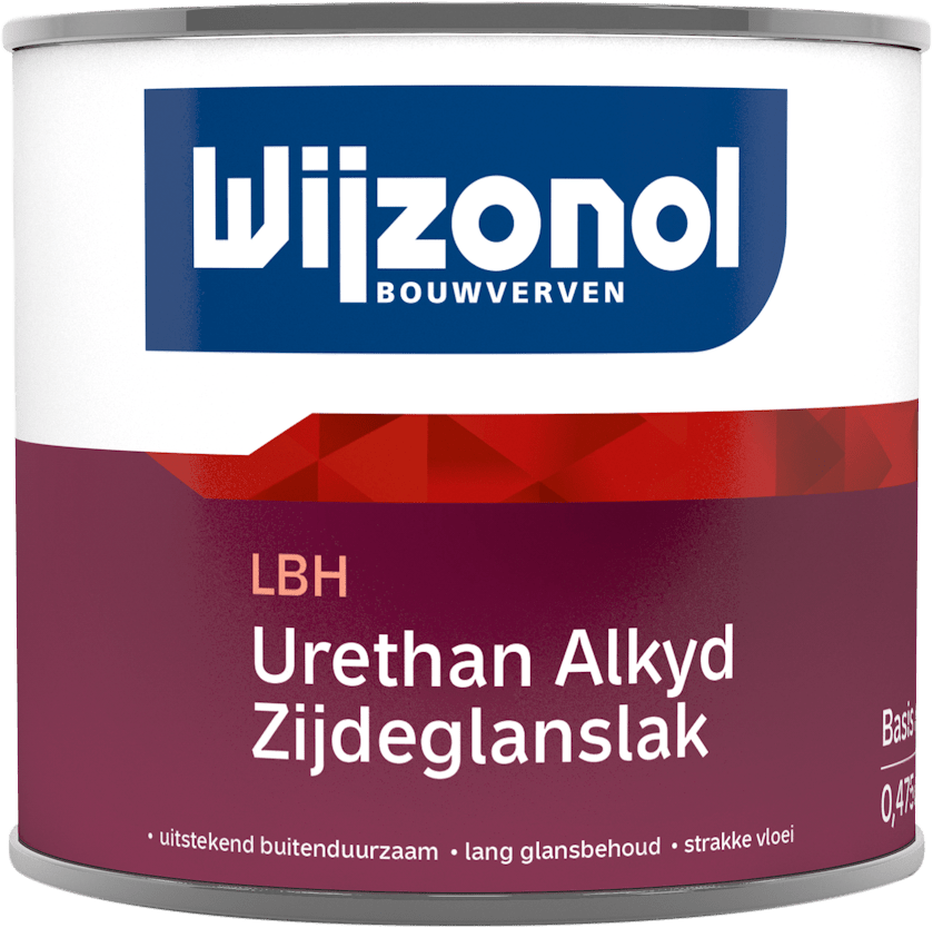 Wijzonol LBH Urethan Alkyd Zijdeglanslak BW 0,5 Liter