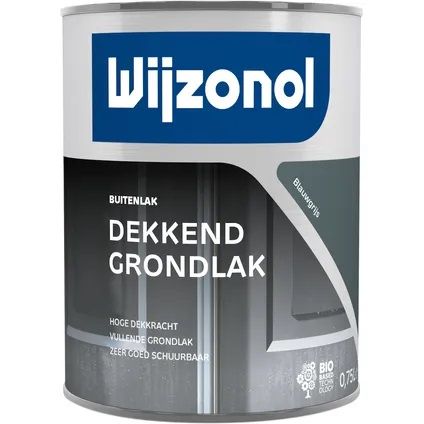 Wijzonol Dekkend Grondlak Blauwgrijs T55 0,75 Liter